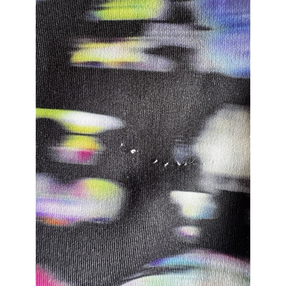 Athleta Womens Small Kaleidoscope Abstract Print Activewear Leggings Black Pink - Picture 12 of 12